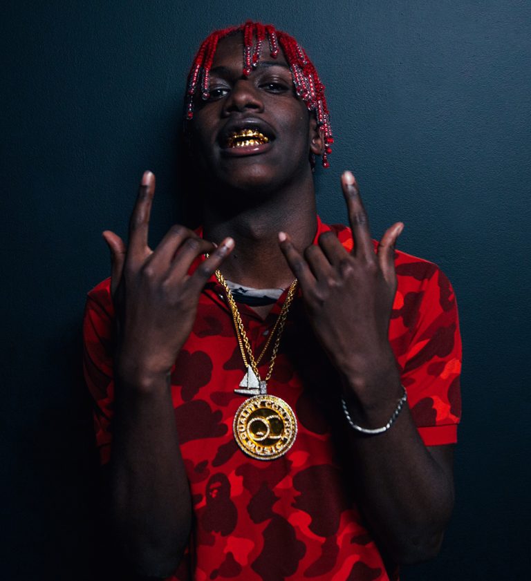 Rapper Lil Yachty in Red